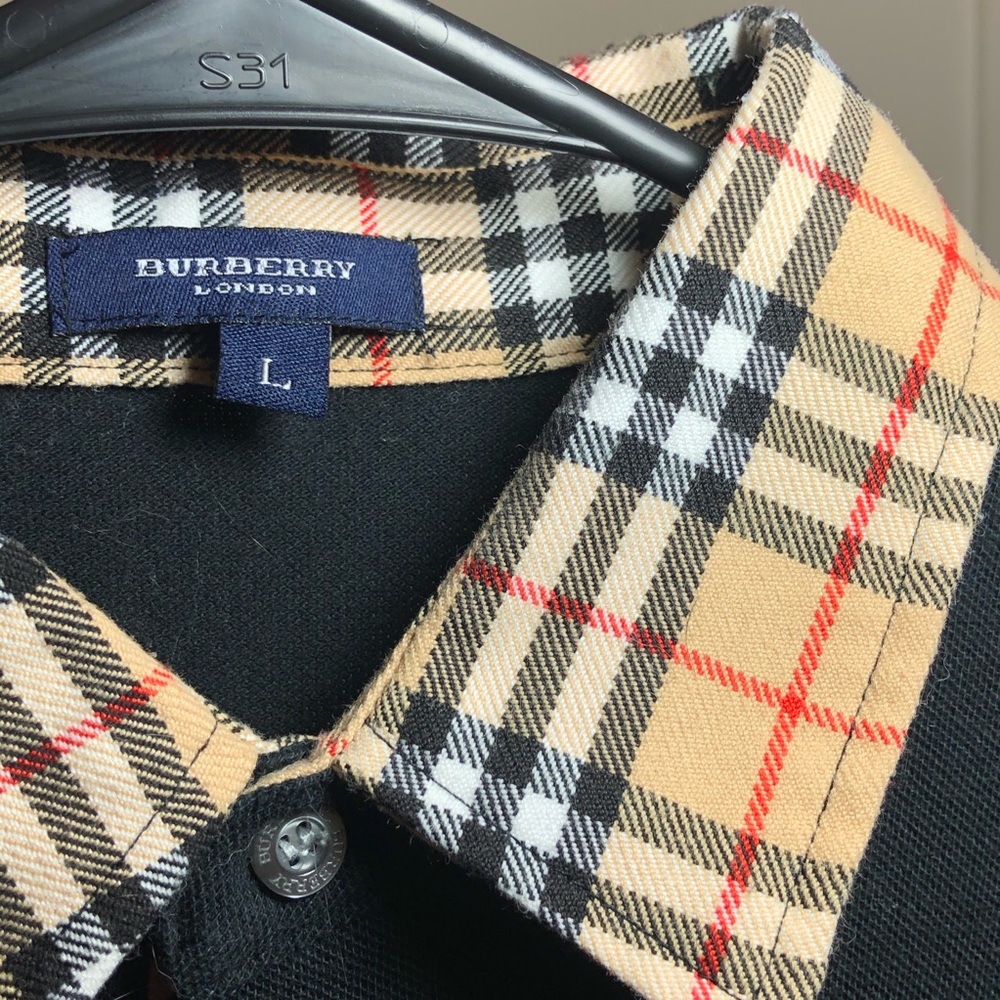 Authentic Burberry Print Polo